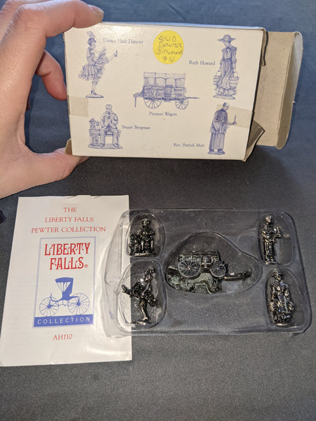 Americana pewter miniature set