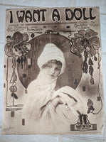 I Want a Doll Sheet Music Booklet