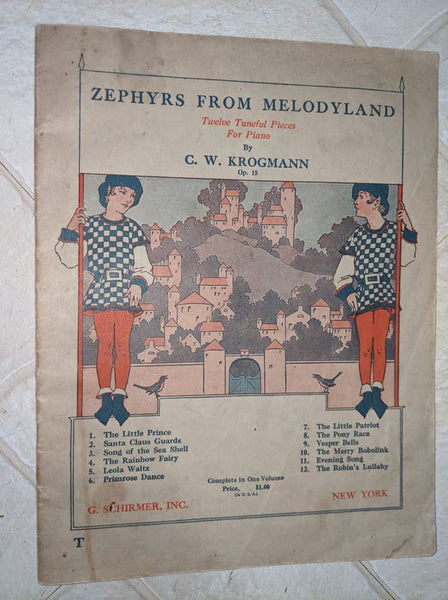 Zephyrs from Melodyland Sheet Music Booklet