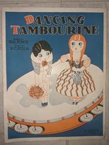 Dancing Tambourine Sheet Music 1927