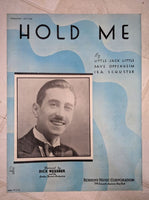Hold Me Sheet Music Booklet