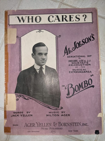 Who Cares? Sheet Music Booklet