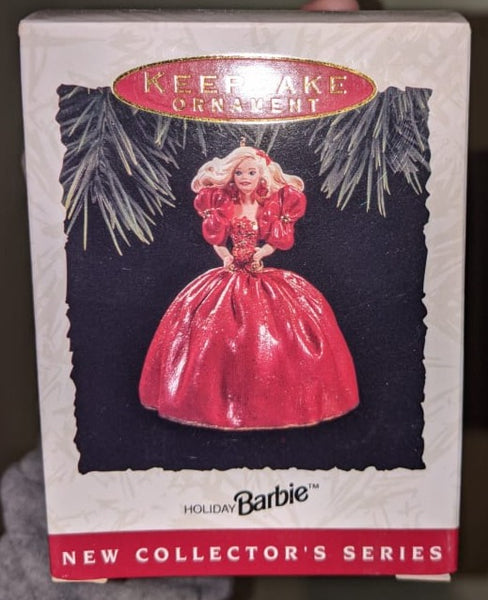 1993 Hallmark Holiday Barbie Ornament