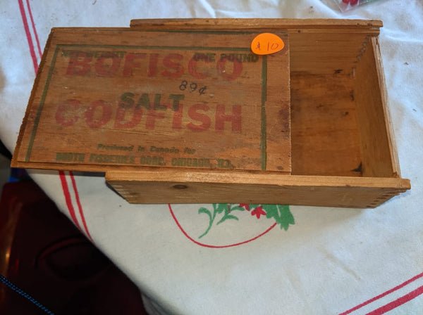 Bofisco Codfish Wood Crate