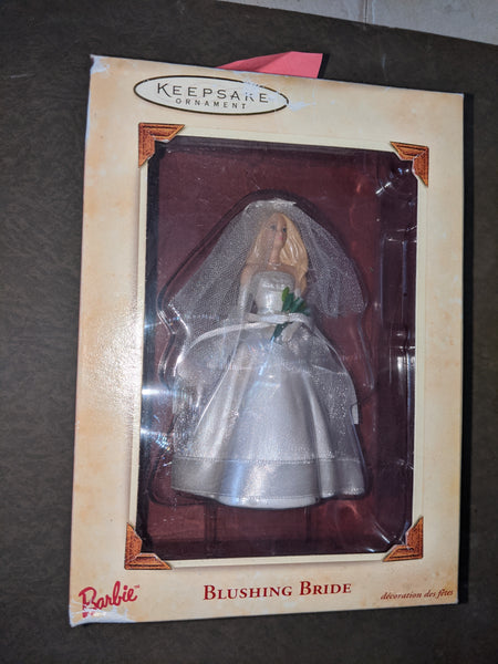 Hallmark Barbie Blushing Bride figurine
