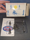 Americana pewter miniature set