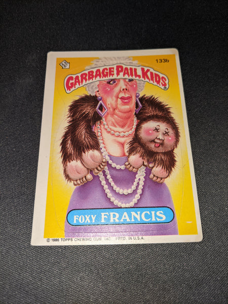 Garbage Pail Kids, Foxy Francis Sticker