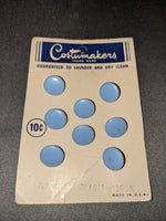 Costumakers blue carded buttons