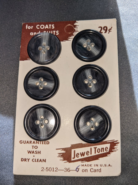 Jewel Tone carded buttons