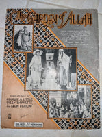 The Garden of Allah Sheet Music Booklet