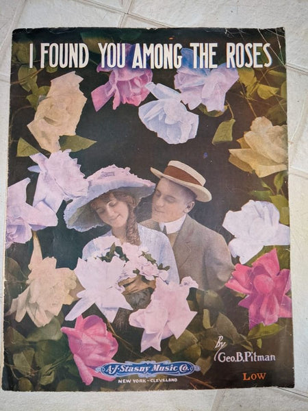 I Found You Among the Roses Sheet Music Booklet